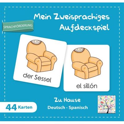 Schulbuchverlag Anadolu Mein Zweisprachiges Aufdeckspiel Zu Hause Deutsch-Spanisch (Kinderspiel) Schulbuchverlag Anadolu Mein Zweisprachiges Aufdeckspiel Zu Hause Deutsch-Spanisch (Kinderspiel)