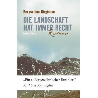 Residenz Verlag Die Landschaft Hat Immer Recht Residenz Verlag Die Landschaft Hat Immer Recht
