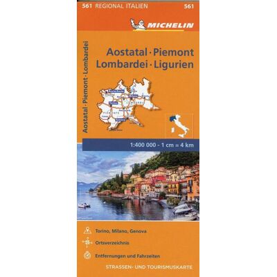 Michelin Aostatal Piemont Lombardei Und Ligurien Michelin Aostatal Piemont Lombardei Und Ligurien