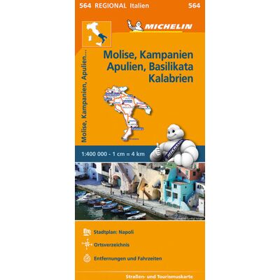 Michelin Molise Kampanien Apulien Basilikata Kalabrien. Straßen- Und Tourismuskarte 1:400.000 Michelin Molise Kampanien Apulien Basilikata Kalabrien. Straßen- Und Tourismuskarte 1:400.000