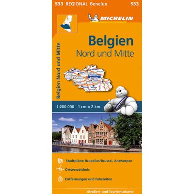 Michelin Belgien Nord Und Mitte. 1:200.000 Michelin Belgien Nord Und Mitte. 1:200.000