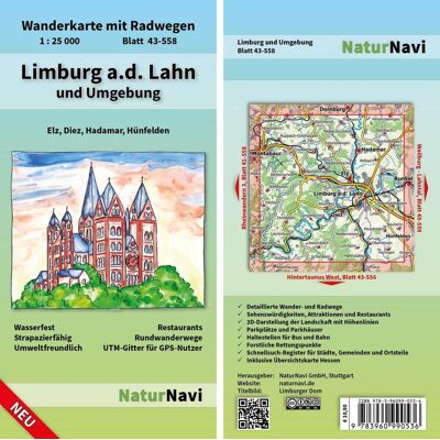 Natur Navi GmbH Limburg A.D. Lahn Und Umgebung 1 : 25 000 Blatt 43-558 Natur Navi GmbH Limburg A.D. Lahn Und Umgebung 1 : 25 000 Blatt 43-558