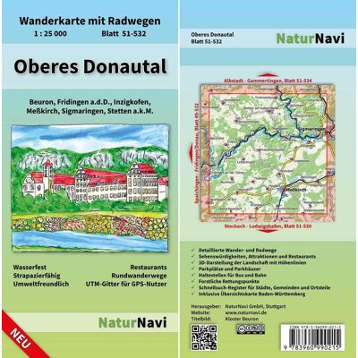 Natur Navi GmbH Oberes Donautal 1 : 25 000 Blatt 51-532 Natur Navi GmbH Oberes Donautal 1 : 25 000 Blatt 51-532