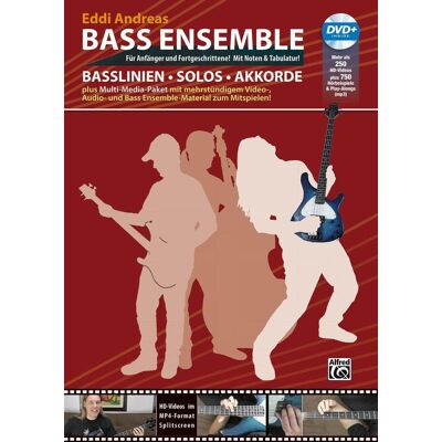 Alfred Music Publishing G Bass Ensemble - Plus Multi-Media-Paket Mit Mehrstündigem Video- Audio- Und Bass Ensemble-Material Zum Mitspielen! Alfred Music Publishing G Bass Ensemble - Plus Multi-Media-Paket Mit Mehrstündigem Video- Audio- Und Bass Ensemble-Material Zum Mitspielen!