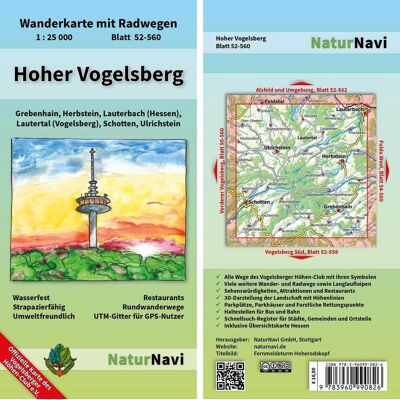 Natur Navi GmbH Hoher Vogelsberg 1 : 25 000 Natur Navi GmbH Hoher Vogelsberg 1 : 25 000