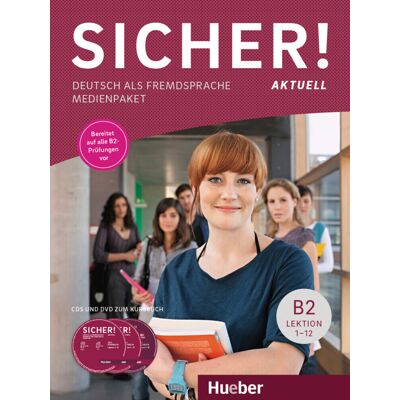 Hueber Verlag GmbH Sicher! Aktuell B2 / Medienpaket. 2 Audio-Cds Und 1 Dvd Zum Kursbuch Hueber Verlag GmbH Sicher! Aktuell B2 / Medienpaket. 2 Audio-Cds Und 1 Dvd Zum Kursbuch