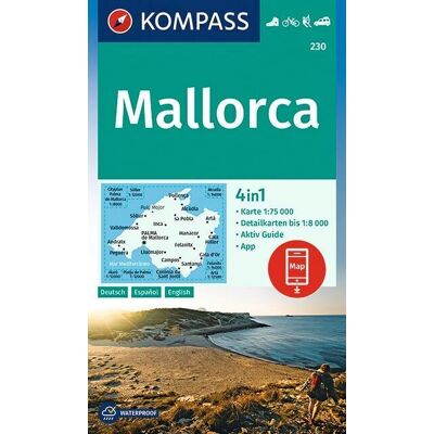 Kompass Karten GmbH Kompass Wanderkarte 230 Mallorca 1:75.000 Kompass Karten GmbH Kompass Wanderkarte 230 Mallorca 1:75.000