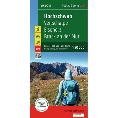 Freytag + Berndt Freytag & Berndt Wanderkarte Wk 0041 Hochschwab Veitschalpe - Eisenerz - Bruck An Der Mur 1:50.000 Freytag + Berndt Freytag & Berndt Wanderkarte Wk 0041 Hochschwab Veitschalpe - Eisenerz - Bruck An Der Mur 1:50.000