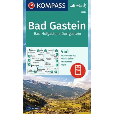 Kompass Karten GmbH Kompass Wanderkarte 040 Bad Gastein Bad Hofgastein Dorfgastein 1:35.000 Kompass Karten GmbH Kompass Wanderkarte 040 Bad Gastein Bad Hofgastein Dorfgastein 1:35.000