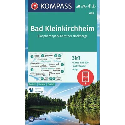 Kompass Karten GmbH Kompass Wanderkarte 063 Bad Kleinkirchheim Biosphärenpark Kärntner Nockberge 1:25.000 Kompass Karten GmbH Kompass Wanderkarte 063 Bad Kleinkirchheim Biosphärenpark Kärntner Nockberge 1:25.000