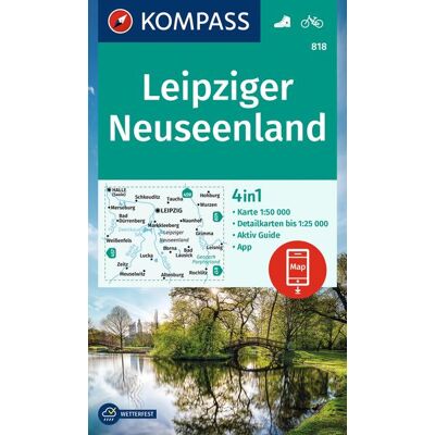Kompass Karten GmbH Kompass Wanderkarte 818 Leipziger Neuseenland 1:50.000 Kompass Karten GmbH Kompass Wanderkarte 818 Leipziger Neuseenland 1:50.000