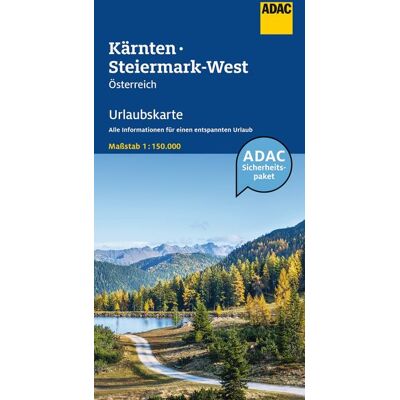 Adac Urlaubskarte Österreich 04 Kärnten Steiermark-West 1:150.000 Adac Urlaubskarte Österreich 04 Kärnten Steiermark-West 1:150.000