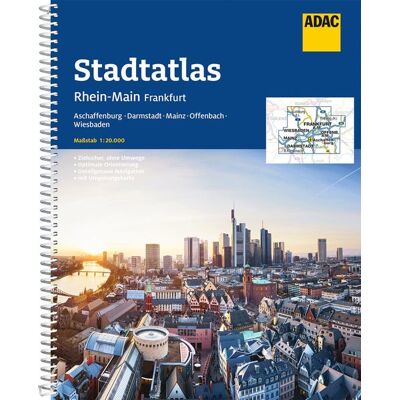 Adac Stadtatlas Rhein-Main Frankfurt 1:20.000 Adac Stadtatlas Rhein-Main Frankfurt 1:20.000