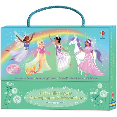 Usborne Verlag Meine Glitzernden Anziehpuppen-Stickerbücher Mini Usborne Verlag Meine Glitzernden Anziehpuppen-Stickerbücher Mini