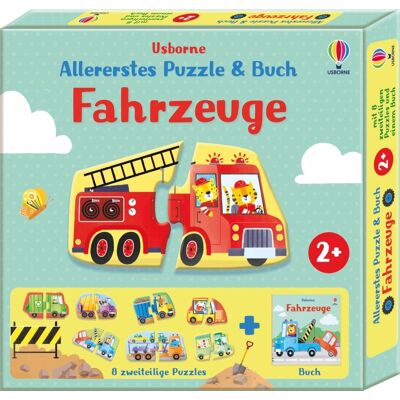 Usborne Verlag Allererstes Puzzle & Buch: Fahrzeuge Usborne Verlag Allererstes Puzzle & Buch: Fahrzeuge