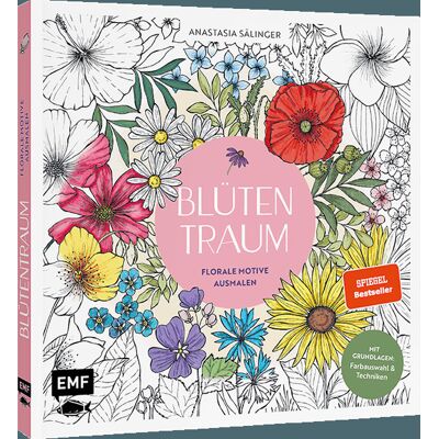 Edition Michael Fischer Blütentraum - Florale Motive Ausmalen Edition Michael Fischer Blütentraum - Florale Motive Ausmalen