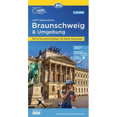 BVA Bielefelder Verlag Adfc-Regionalkarte Braunschweig Und Umgebung 1:75.000 Mit Tagestourenvorschlägen Reiß- Und Wetterfest E-Bike-Geeignet Gps-Tracks-Download BVA Bielefelder Verlag Adfc-Regionalkarte Braunschweig Und Umgebung 1:75.000 Mit Tagestourenvorschlägen Reiß- Und Wetterfest E-Bike-Geeignet Gps-Tracks-Download