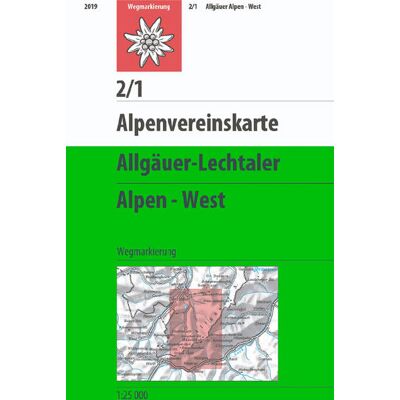 Deutscher Alpenverein Dav Alpenvereinskarte 02/1 Allgäuer - Lechtaler Alpen - West 1 : 25 000 Deutscher Alpenverein Dav Alpenvereinskarte 02/1 Allgäuer - Lechtaler Alpen - West 1 : 25 000