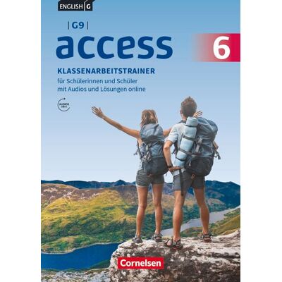 Cornelsen Verlag GmbH English G Access G9 Band 6: 10. Schuljahr - Klassenarbeitstrainer Mit Audios Und Lösungen Online Cornelsen Verlag GmbH English G Access G9 Band 6: 10. Schuljahr - Klassenarbeitstrainer Mit Audios Und Lösungen Online
