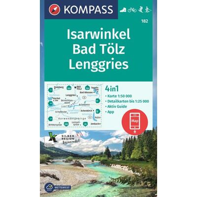 Kompass Karten GmbH Kompass Wanderkarte 182 Isarwinkel Bad Tölz Lenggries 1:50.000 Kompass Karten GmbH Kompass Wanderkarte 182 Isarwinkel Bad Tölz Lenggries 1:50.000