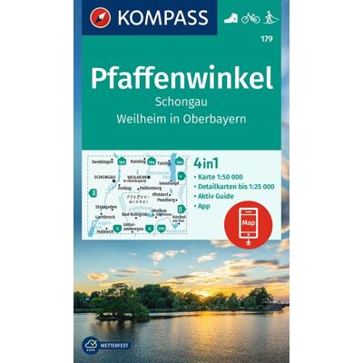 Kompass Karten GmbH Kompass Wanderkarte 179 Pfaffenwinkel Schongau Weilheim I. Ob 1:50.000 Kompass Karten GmbH Kompass Wanderkarte 179 Pfaffenwinkel Schongau Weilheim I. Ob 1:50.000