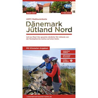 BVA Bielefelder Verlag Adfc-Radtourenkarte Dk1 Dänemark/jütland Nord 1:150.000 Reiß- Und Wetterfest E-Bike Geeignet Gps-Tracks Download Mit Bett+bike Symbolen Mit Kilometer-Angaben BVA Bielefelder Verlag Adfc-Radtourenkarte Dk1 Dänemark/jütland Nord 1:150.000 Reiß- Und Wetterfest E-Bike Geeignet Gps-Tracks Download Mit Bett+bike Symbolen Mit Kilometer-Angaben