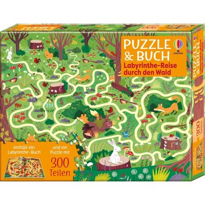 Usborne Verlag Puzzle & Buch: Labyrinthe-Reise Durch Den Wald Usborne Verlag Puzzle & Buch: Labyrinthe-Reise Durch Den Wald