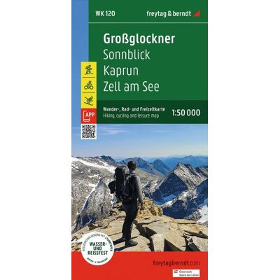 Freytag + Berndt Freytag & Berndt Wanderkarte Wk 120 Großglockner Sonnblick - Kaprun - Zell Am See 1:50.000 Freytag + Berndt Freytag & Berndt Wanderkarte Wk 120 Großglockner Sonnblick - Kaprun - Zell Am See 1:50.000