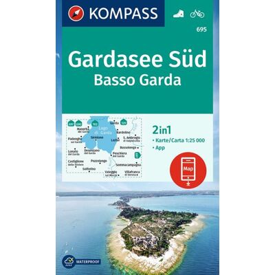 Kompass Karten GmbH Kompass Wanderkarte 695 Gardasee Süd Basso Garda 1:25.000 Kompass Karten GmbH Kompass Wanderkarte 695 Gardasee Süd Basso Garda 1:25.000