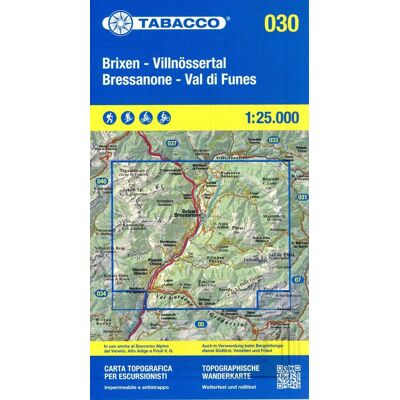 Tabacco editrice Tabacco Wandern Brixen 1:25000 Tabacco editrice Tabacco Wandern Brixen 1:25000