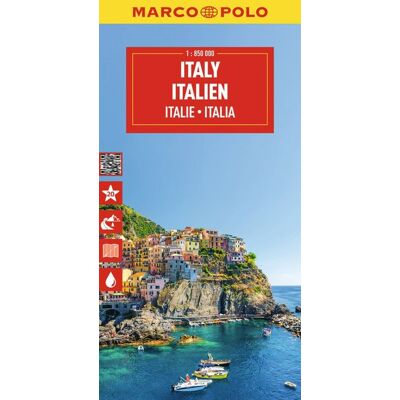 Mairdumont Marco Polo Reisekarte Italien 1:850.000 Mairdumont Marco Polo Reisekarte Italien 1:850.000