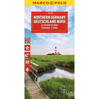 Mairdumont Marco Polo Reisekarte Deutschland Nord 1:550.000 Mairdumont Marco Polo Reisekarte Deutschland Nord 1:550.000