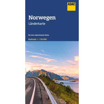 Adac Länderkarte Norwegen 1:750.000 Adac Länderkarte Norwegen 1:750.000