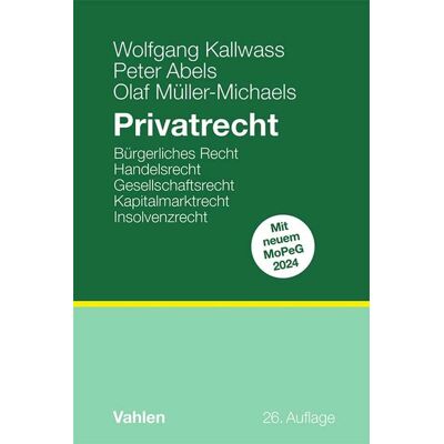 Vahlen Franz GmbH Privatrecht Vahlen Franz GmbH Privatrecht