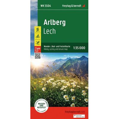 Freytag + Berndt Freytag & Berndt Wanderkarte Wk 5504 Arlberg Lech 1:35.000 Freytag + Berndt Freytag & Berndt Wanderkarte Wk 5504 Arlberg Lech 1:35.000