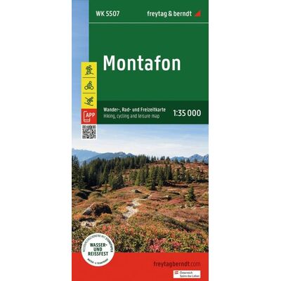 Freytag + Berndt Freytag & Berndt Wanderkarte Wk 5507 Montafon 1:35.000 Freytag + Berndt Freytag & Berndt Wanderkarte Wk 5507 Montafon 1:35.000