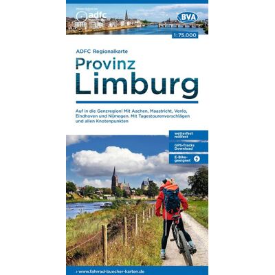 BVA Bielefelder Verlag Bva Adfc Regionalkarte Limburg Mit Knotenpunkten 1:75.000 BVA Bielefelder Verlag Bva Adfc Regionalkarte Limburg Mit Knotenpunkten 1:75.000