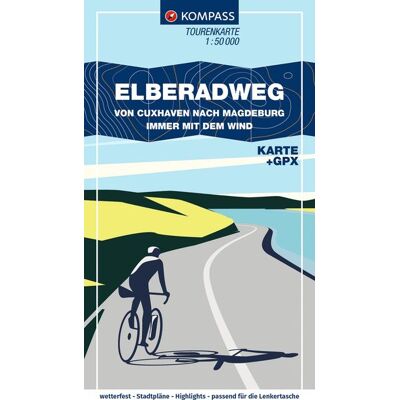 Kompass Karten GmbH Kompass Fahrrad-Tourenkarte Elberadweg Von Cuxhaven Nach Magdeburg 1:50.000 Kompass Karten GmbH Kompass Fahrrad-Tourenkarte Elberadweg Von Cuxhaven Nach Magdeburg 1:50.000