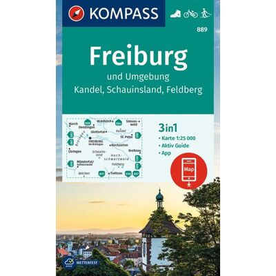Kompass Karten GmbH Kompass Wanderkarte 889 Freiburg Und Umgebung Kandel Schauinsland Feldberg 1:25.000 Kompass Karten GmbH Kompass Wanderkarte 889 Freiburg Und Umgebung Kandel Schauinsland Feldberg 1:25.000