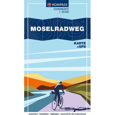 Kompass Karten GmbH Kompass Fahrrad-Tourenkarte Moselradweg Von Schengen Nach Koblenz 1:50.000 Kompass Karten GmbH Kompass Fahrrad-Tourenkarte Moselradweg Von Schengen Nach Koblenz 1:50.000