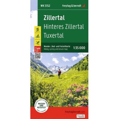 Freytag + Berndt Freytag & Berndt Wanderkarte Wk 5152 Zillertal Hinteres Zillertal Tuxertal 1:35.000 Freytag + Berndt Freytag & Berndt Wanderkarte Wk 5152 Zillertal Hinteres Zillertal Tuxertal 1:35.000