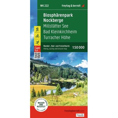 Freytag + Berndt Freytag & Berndt Wanderkarte Wk 222 Biosphärenpark Nockberge Millstätter See - Bad Kleinkirchheim - Turracher Höhe 1:50.000 Freytag + Berndt Freytag & Berndt Wanderkarte Wk 222 Biosphärenpark Nockberge Millstätter See - Bad Kleinkirchheim - Turracher Höhe 1:50.000