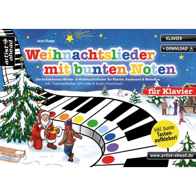 Ahead Weihnachtslieder Mit Bunten Noten Für Klavier Ahead Weihnachtslieder Mit Bunten Noten Für Klavier