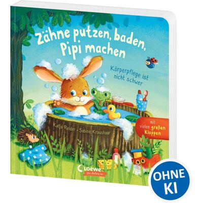Loewe Zähne Putzen Baden Pipi Machen - Körperpflege Ist Nicht Schwer Loewe Zähne Putzen Baden Pipi Machen - Körperpflege Ist Nicht Schwer