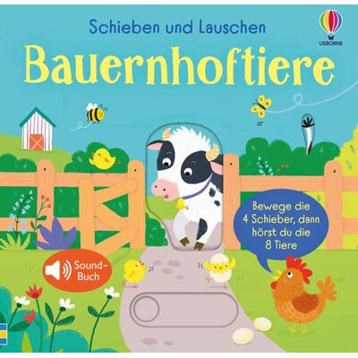 Usborne Verlag Schieben Und Lauschen: Bauernhoftiere Usborne Verlag Schieben Und Lauschen: Bauernhoftiere