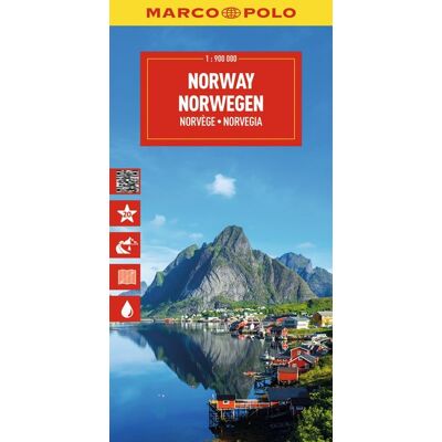 Mairdumont Marco Polo Reisekarte Norwegen 1:900.000 Mairdumont Marco Polo Reisekarte Norwegen 1:900.000