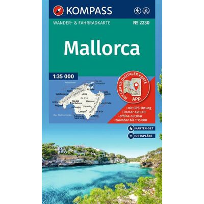 Kompass Karten GmbH Kompass Wanderkarten-Set 2230 Mallorca (4 Karten) 1:35.000 Kompass Karten GmbH Kompass Wanderkarten-Set 2230 Mallorca (4 Karten) 1:35.000