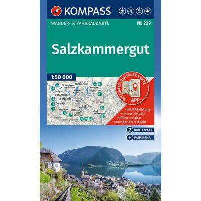 Kompass Karten GmbH Kompass Wanderkarten-Set 229 Salzkammergut (2 Karten) 1:50.000 Kompass Karten GmbH Kompass Wanderkarten-Set 229 Salzkammergut (2 Karten) 1:50.000