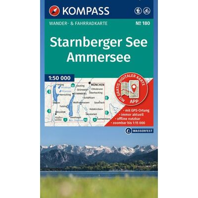 Kompass Karten GmbH Kompass Wanderkarte 180 Starnberger See Ammersee 1:50.000 Kompass Karten GmbH Kompass Wanderkarte 180 Starnberger See Ammersee 1:50.000