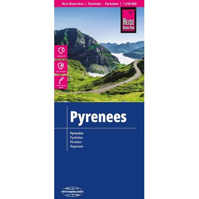 Reise Know-How Rump GmbH Reise Know-How Landkarte Pyrenäen / Pyrenees (1:250.000) Reise Know-How Rump GmbH Reise Know-How Landkarte Pyrenäen / Pyrenees (1:250.000)